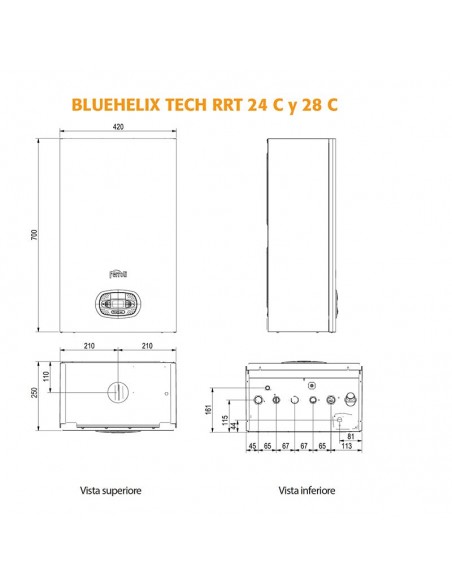 CALDERA  ✅FERROLI BLUEHELIX TECH RRT 28